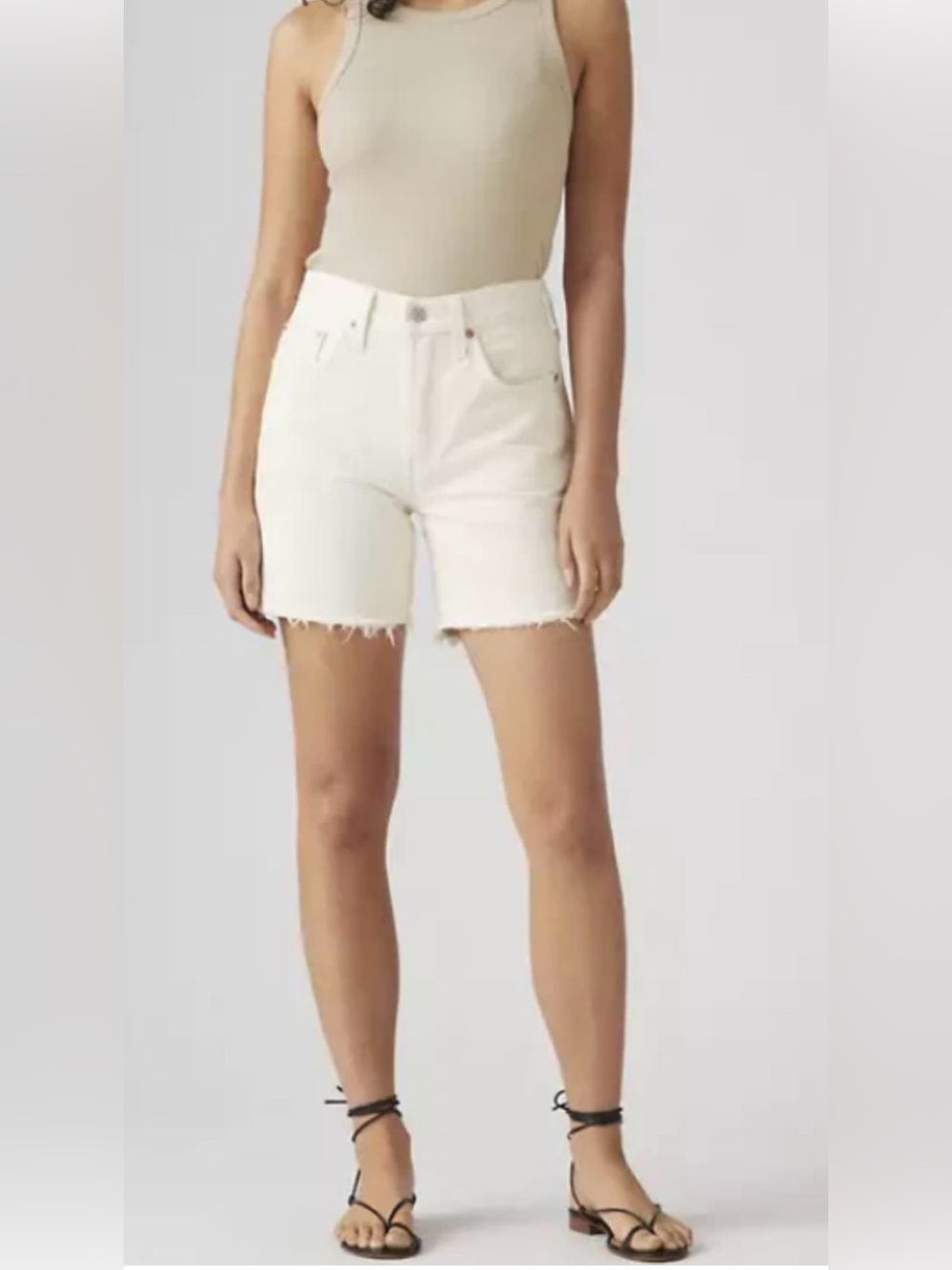 Women's LEVI'S 501 MID THIGH SHORT Sz 26
